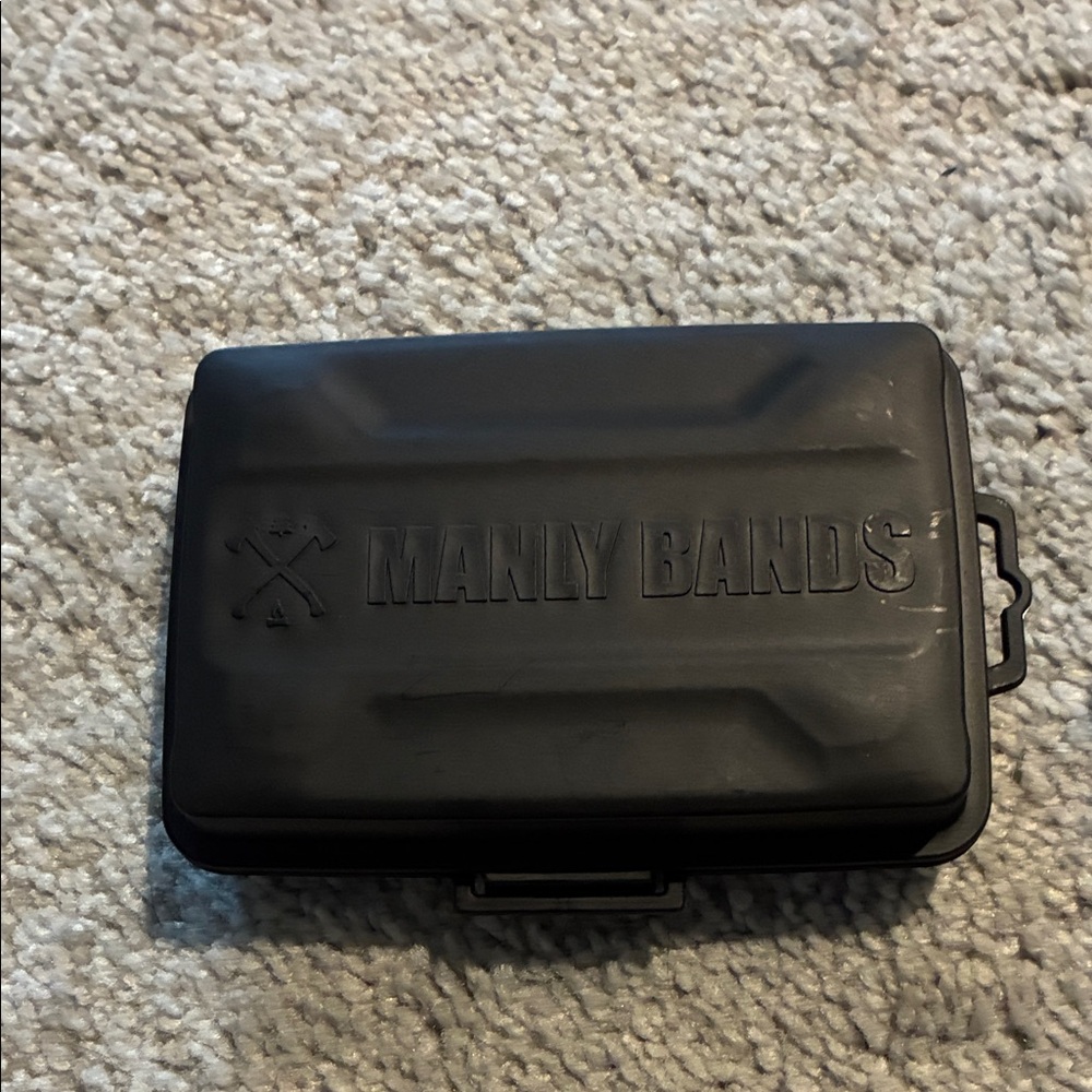 Manly Bands Black Jewelry Case